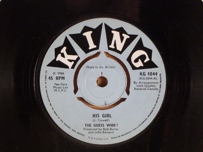 The Guess Who? | His Girl (7" single)