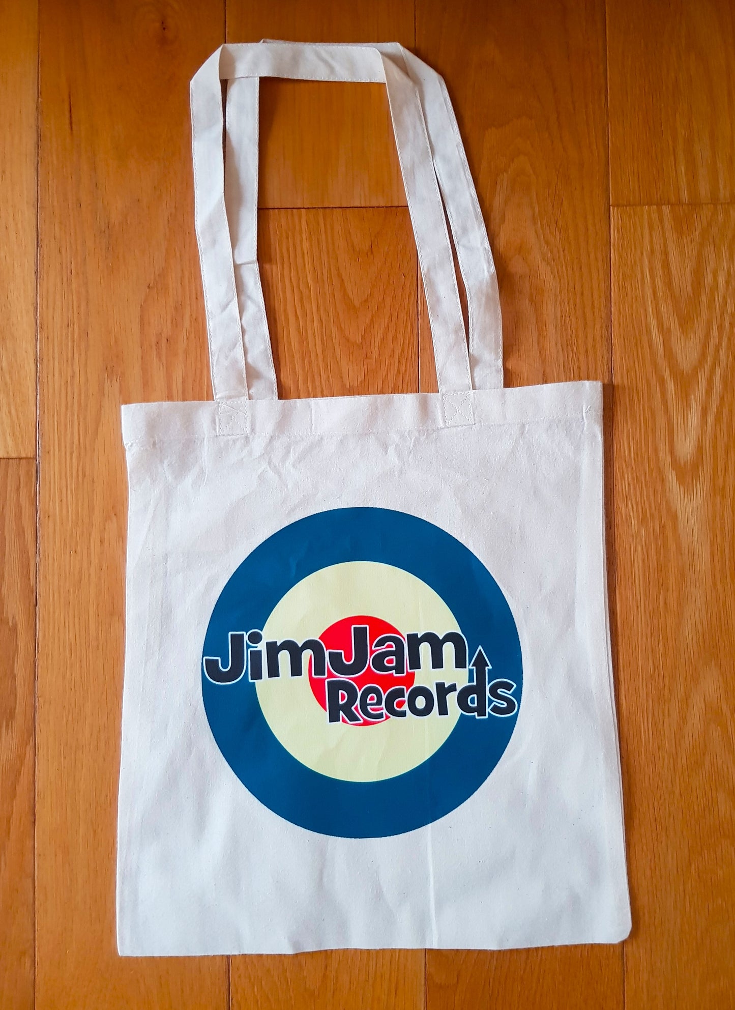 Retro style JimJam Records Tote Bag