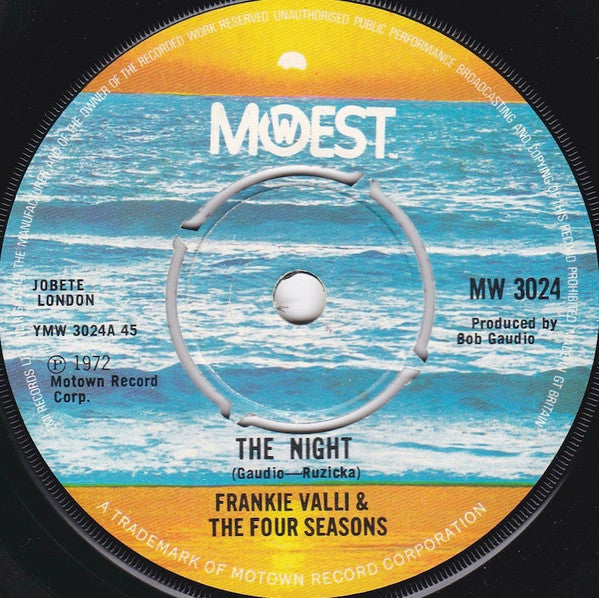 Frankie Valli & The Four Seasons | The Night ( 7" single )
