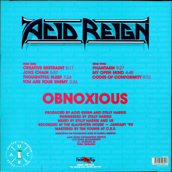 Acid Reign | Obnoxious (12" Album)