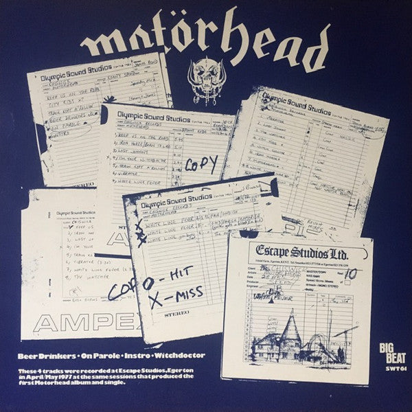 Motörhead | Beer Drinkers & Hell Raisers (12" single)