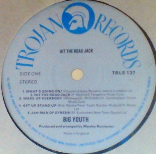 Big Youth | Hit The Road Jack (12" Album)