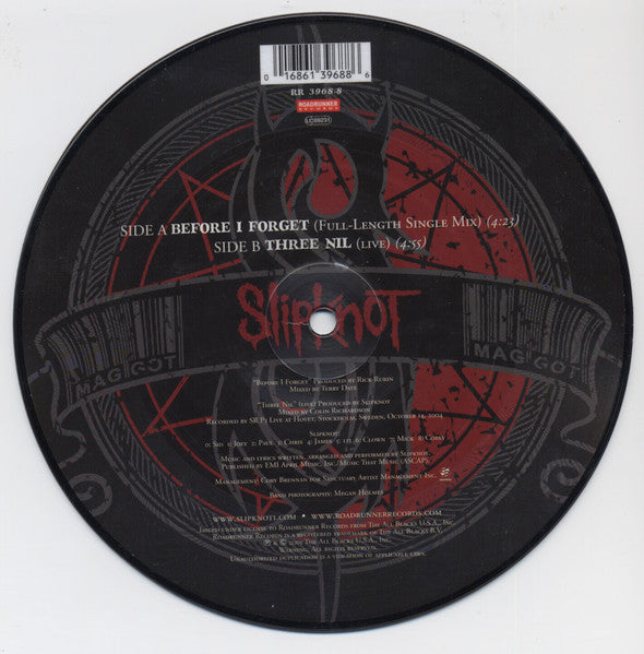 Slipknot | Before I Forget (7" single)