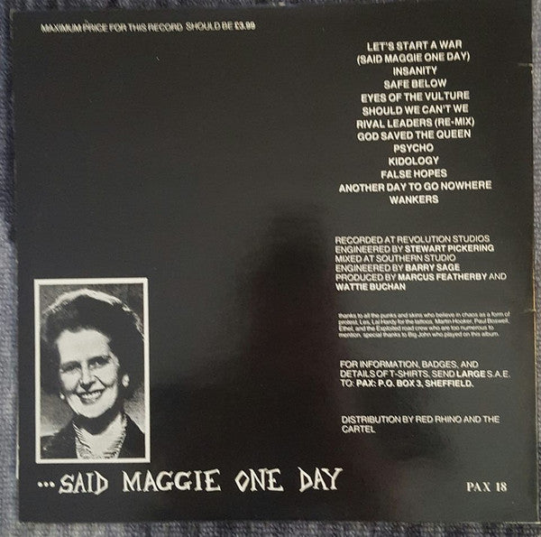 The Exploited | Let's Start A War... ...Said Maggie One Day ( 12" album)