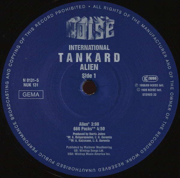 Tankard | Alien (12" Album)