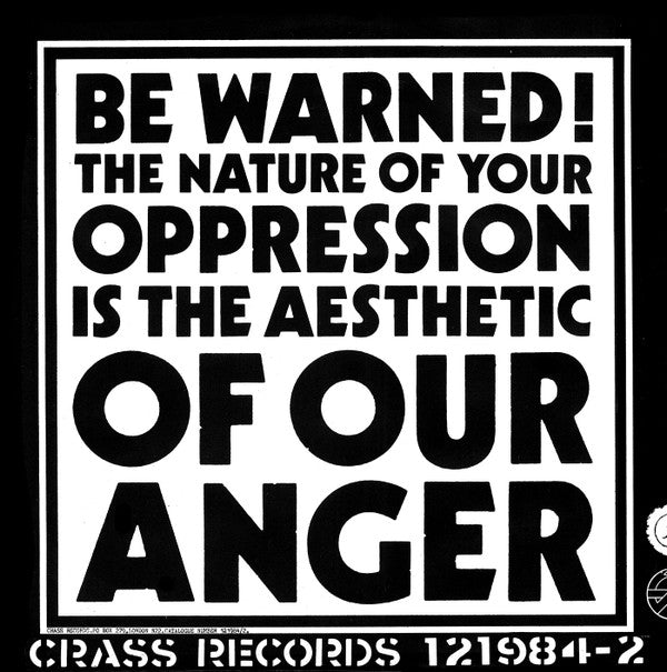 Crass ‎| Yes Sir, I Will. (12" album)