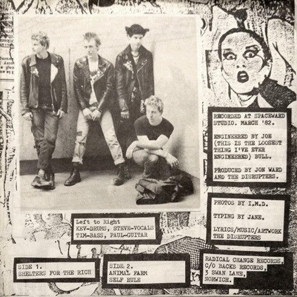 Disrupters ‎| Shelters For The Rich (7" single)