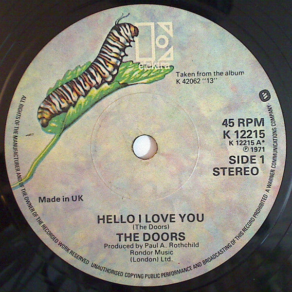 The Doors | Hello, I Love You (7" single)
