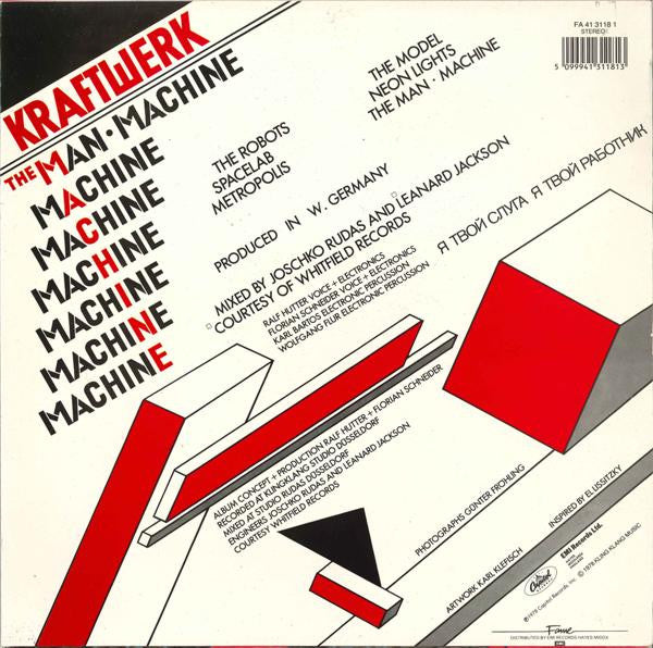 Kraftwerk ‎| The Man Machine (12" album)