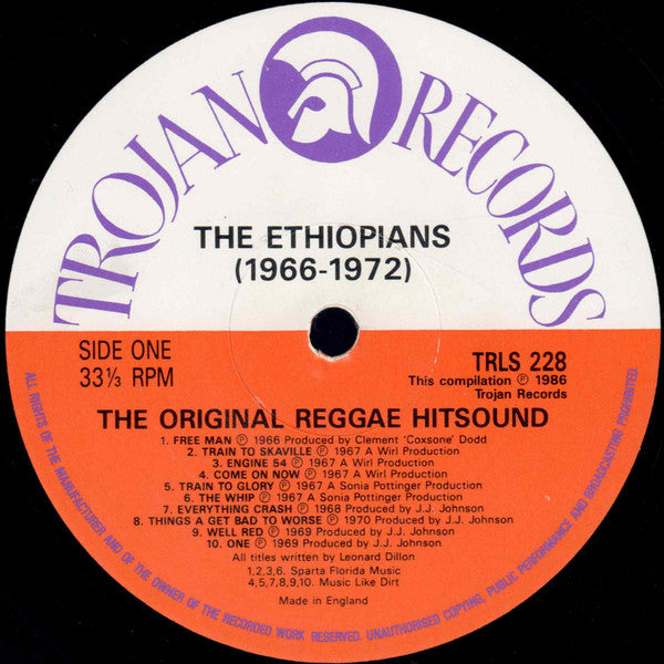 The Ethiopians | The Original Reggae Hitsound Of The Ethiopians (12" Album)