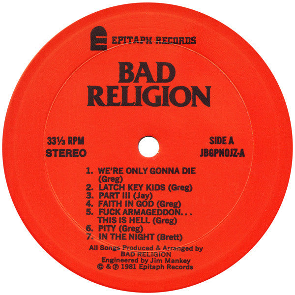 Bad Religion | How Could Hell Be Any Worse? (12" album)