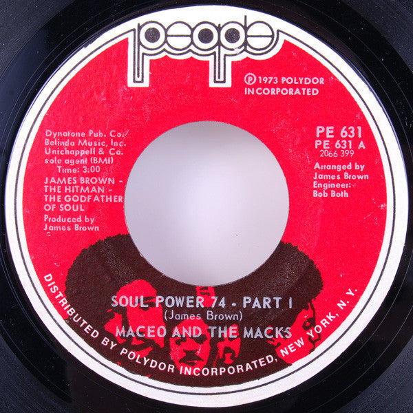 Maceo And The Macks | Soul Power 74  (7" single)