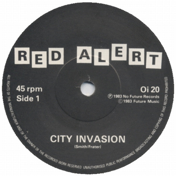 Red Alert | City Invasion (7 inch single)