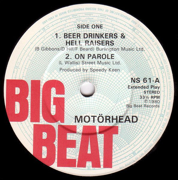 Motörhead | Beer Drinkers & Hell Raisers (7" single)