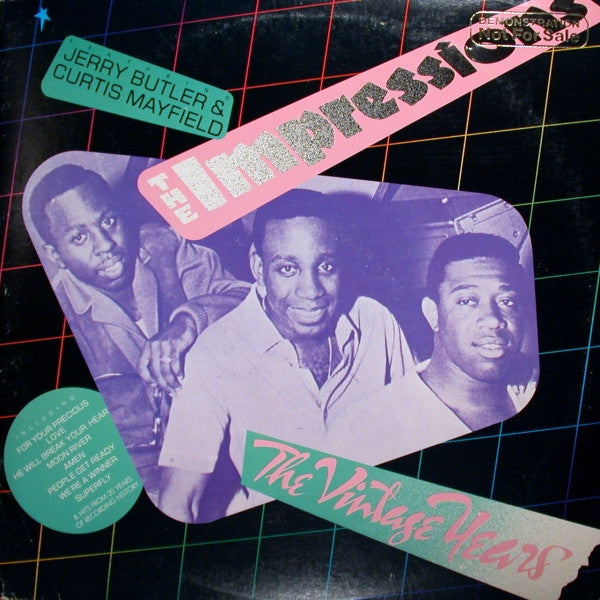 The Impressions Featuring Jerry Butler And Curtis Mayfield – The Vintage Years (12" album)