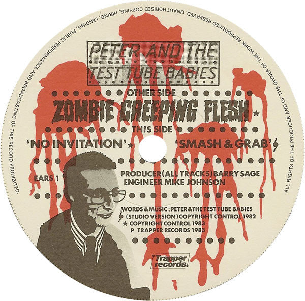 Peter And The Test Tube Babies | Zombie Creeping Flesh (7" single)