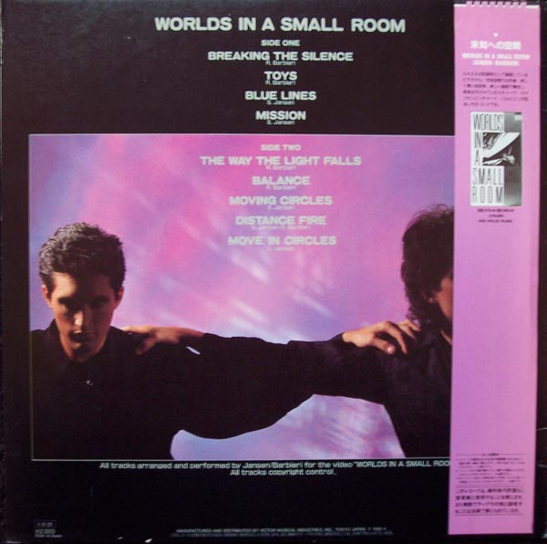 Jansen / Barbieri | Worlds In A Small Room ( 12" album)