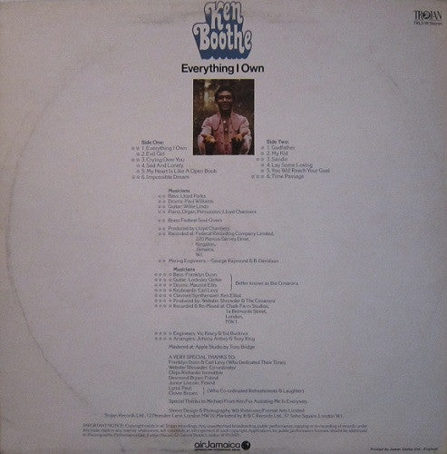 Ken Boothe | Everything I Own (12" Album)