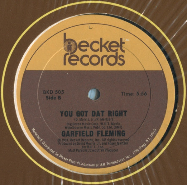 Garfield Fleming | Don't Send Me Away ( 12" single )