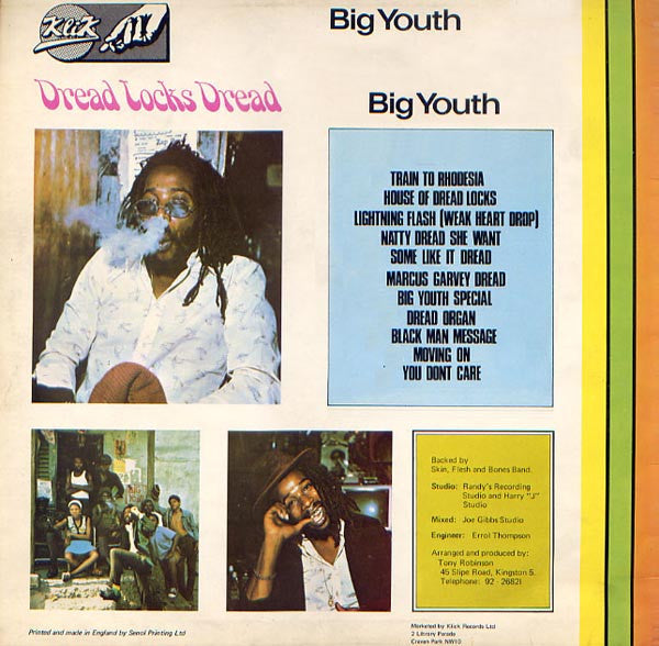 Big Youth | Dread Locks Dread (12" Album)