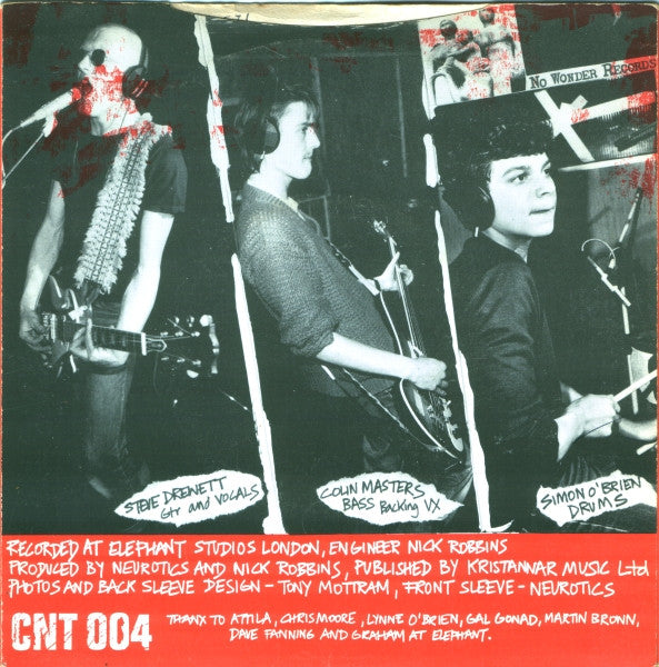 Newtown Neurotics | Kick Out The Tories! / Mindless Violence! (7" single)
