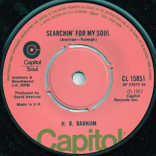 H.B. Barnum | Heartbreaker ( 7" single )