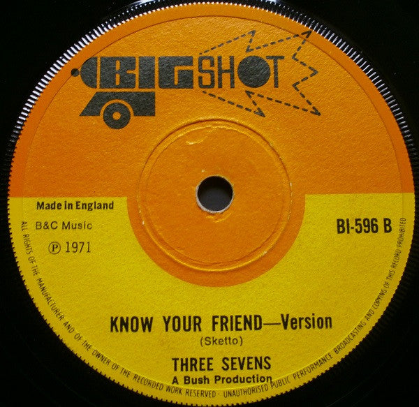 Sketto | Know Your Friend (7" single)