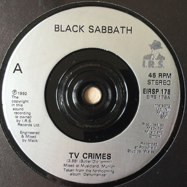 Black Sabbath | TV Crimes (7" single)