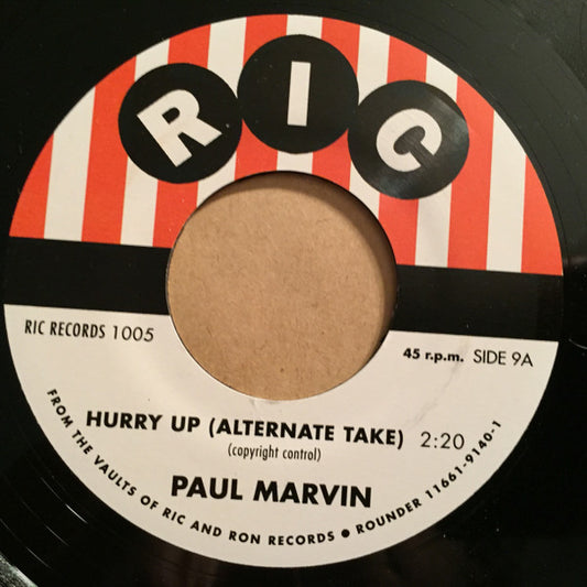 Paul Marvin | Hurry Up (Alternate Take) / Goofer (7" single)