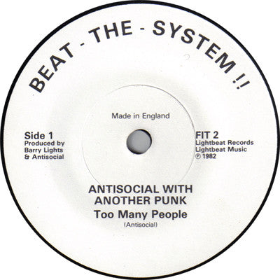 Antisocial | To Many People (7" single)