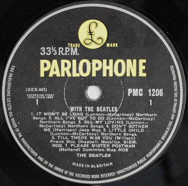 The Beatles | With The Beatles (12" album)
