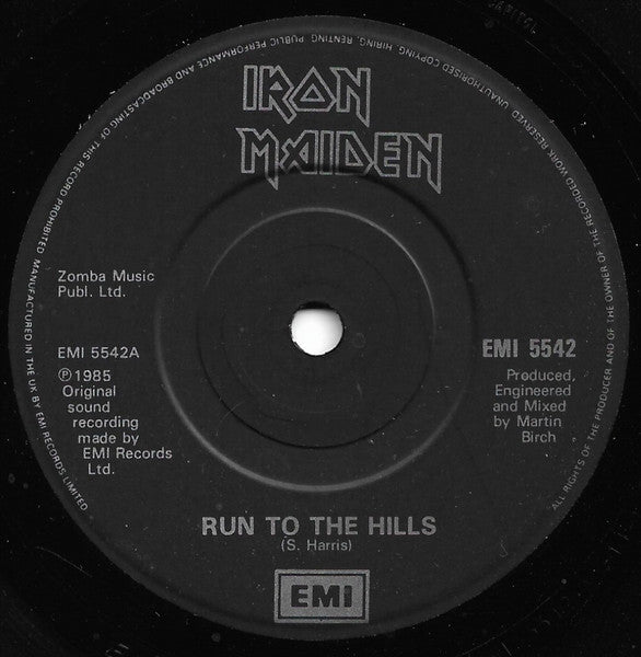 Iron Maiden | Run To The Hills (7" single)