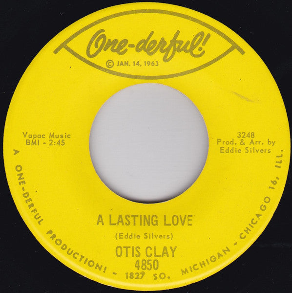 Otis Clay | A Lasting Love (7 inch single)