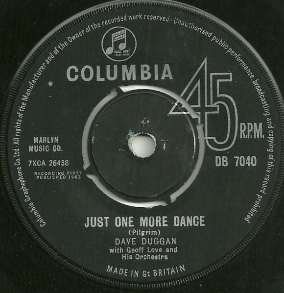 Dave Duggan | Dance Puppet Dance ( 7" single)