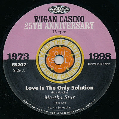Martha Star / Emanuel Laskey | Love Is The Only Solution / I'm A Peace Lovin' Man (7 inch single)