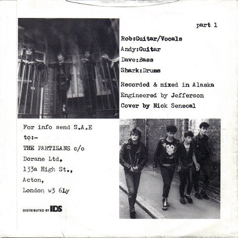 The Partisans | Blind Ambition (7" single)