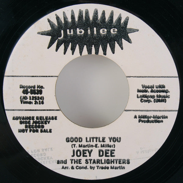 Joey Dee And The Starlighters | Put Your Heart In It / Good Little You (7" single)