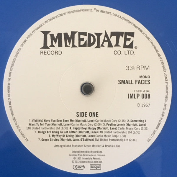 Small Faces | Small Faces (12 inch LP)