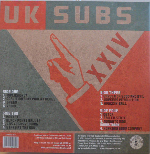 UK Subs | XXIV (10" album)