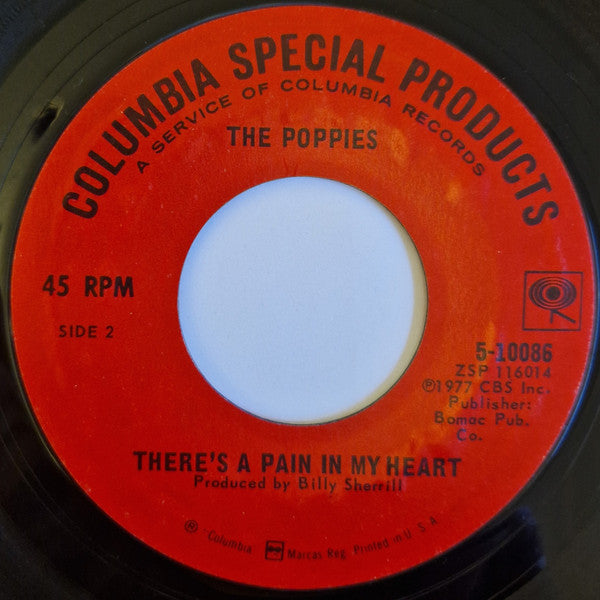 The Poppies  – My Love And I / There's A Pain In My Heart