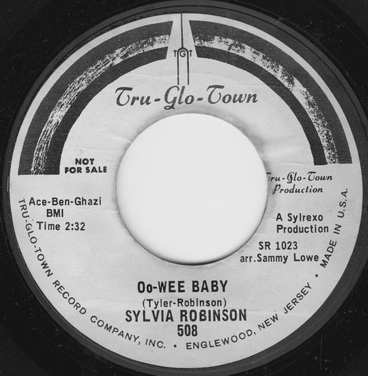 Sylvia Robinson ‎| Oo-Wee Baby (7" single)