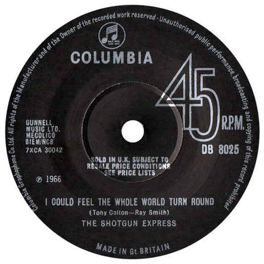 The Shotgun Express | I Could Feel The Whole World Turn Round (7" single)