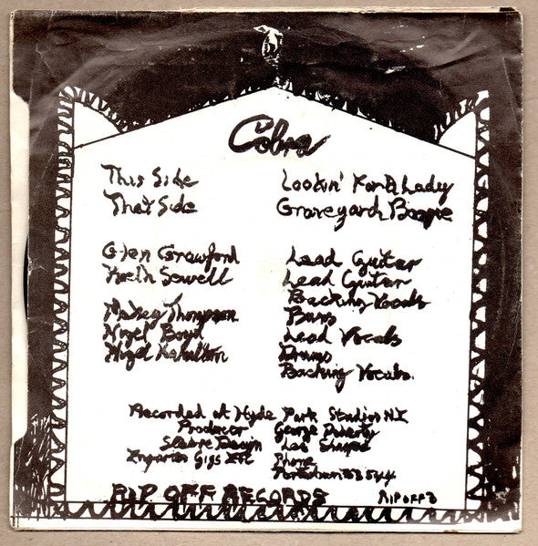Cobra | Looking For A Lady ( 7" single)