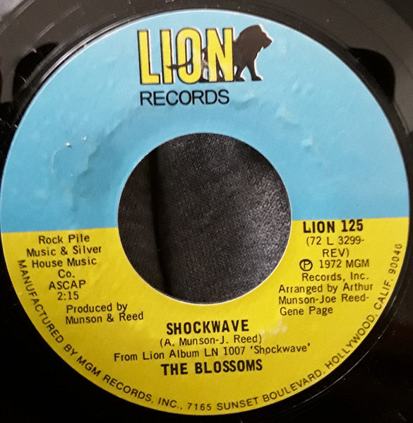 The Blossoms | Cherish What Is Dear To You (While It's Near To You) / Shockwave (7" single)