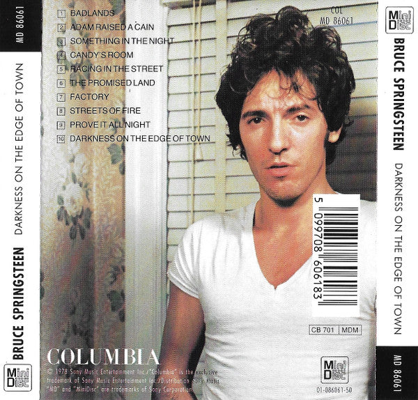 Bruce Springsteen | Darkness On The Edge Of Town ( Mini Disc )