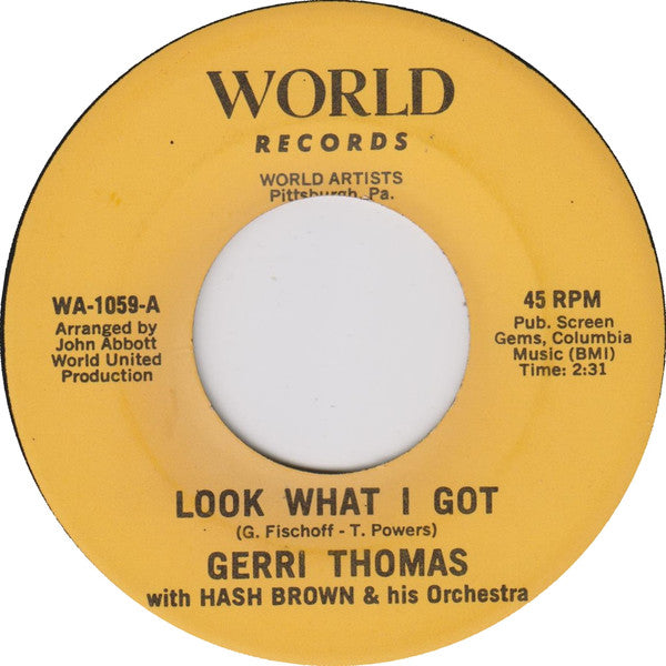 Gerri Thomas  – Look What I Got ( 7" single )