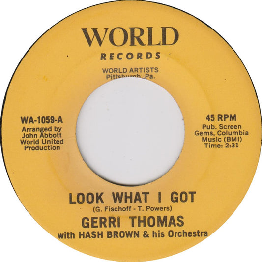 Gerri Thomas  – Look What I Got ( 7" single )