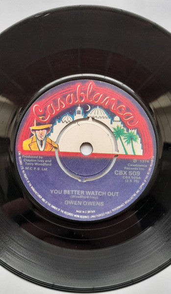 Gwen Owens | You Better Watch Out (7" single)