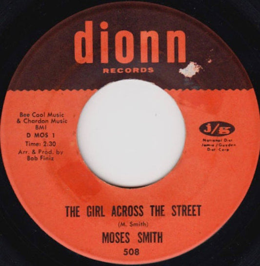 Moses Smith ‎| The Girl Across The Street (7" single)