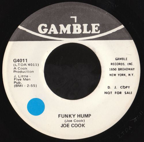 Joe Cook | Funky Hump (7 inch single)